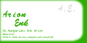 arion enk business card